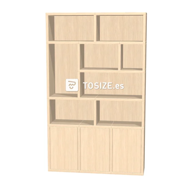 TSFC009 en panel meuble roble natural