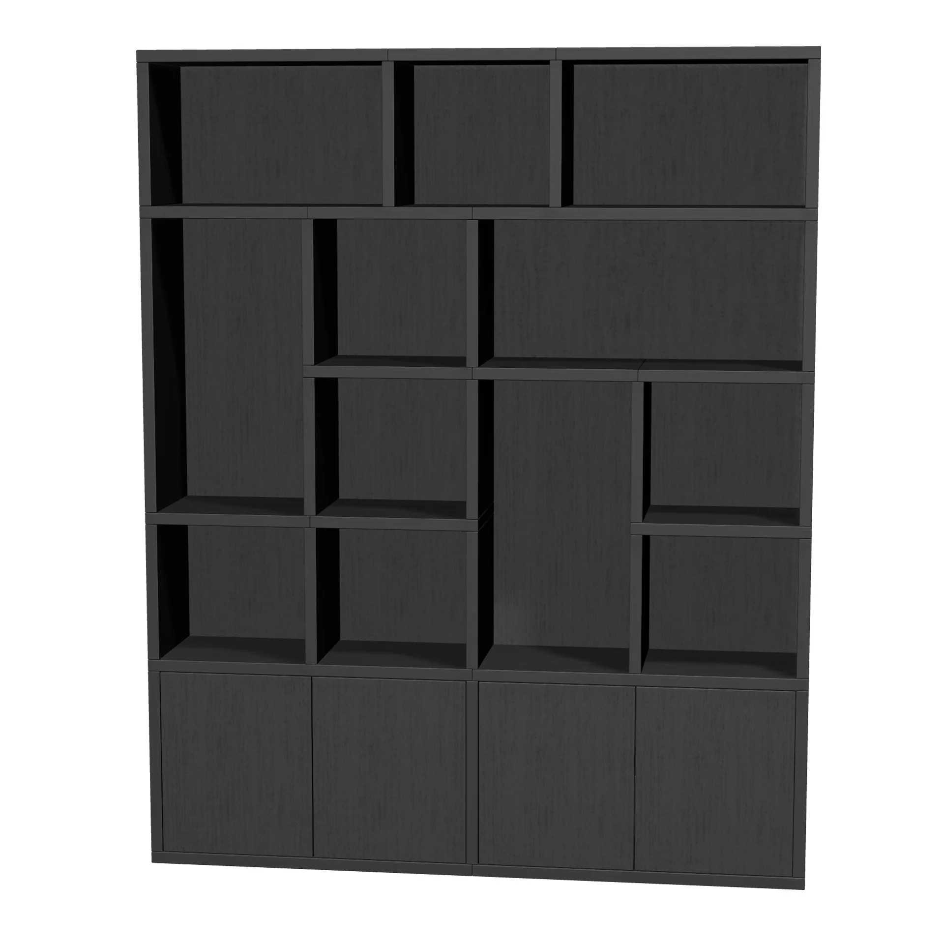 TSFC011 en panel mueble roble negro