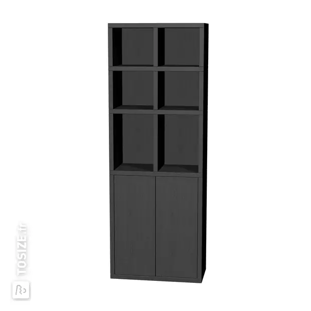 TSFC030 en panneau de meubles en chêne noir