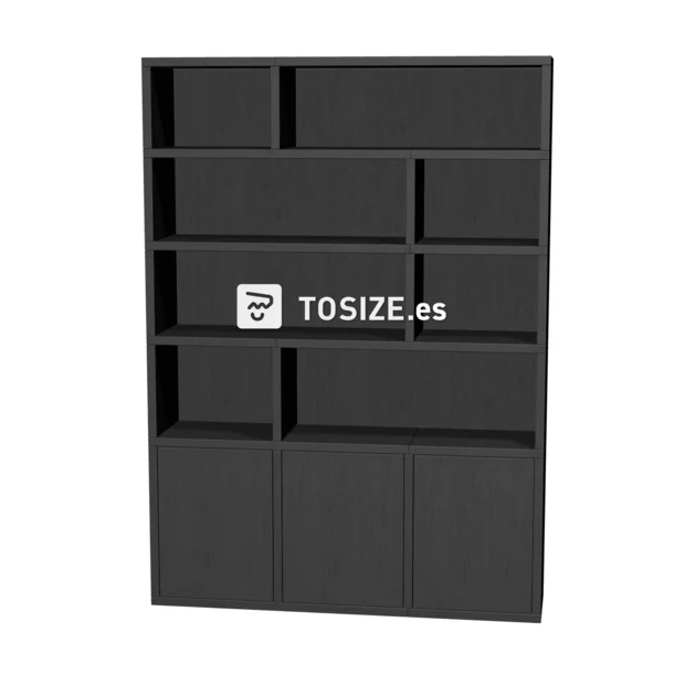 TSFC041 en panel mueble roble negro