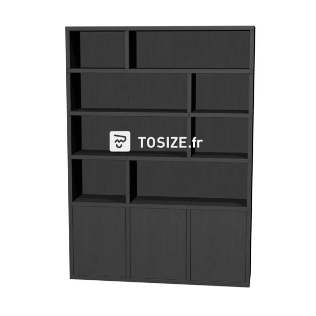TSFC041 en panneau de meubles en chêne noir