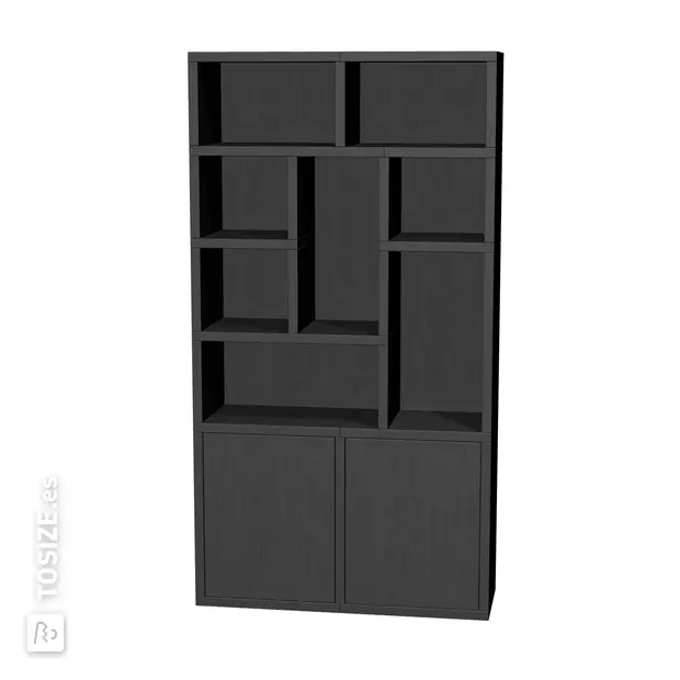 TSFC044 in black oak furniture board