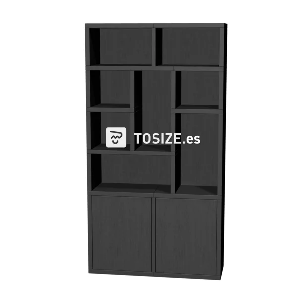 TSFC044 en panel mueble roble negro