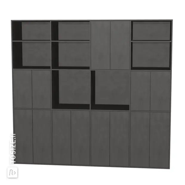 TSFC070 en panneau de meubles en limemoon grey