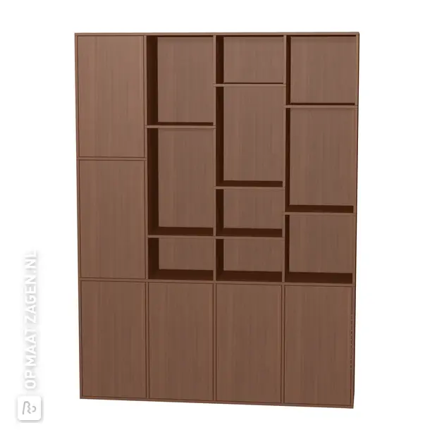 TSFC069 in lorenzo walnut medium brown meubelpaneel