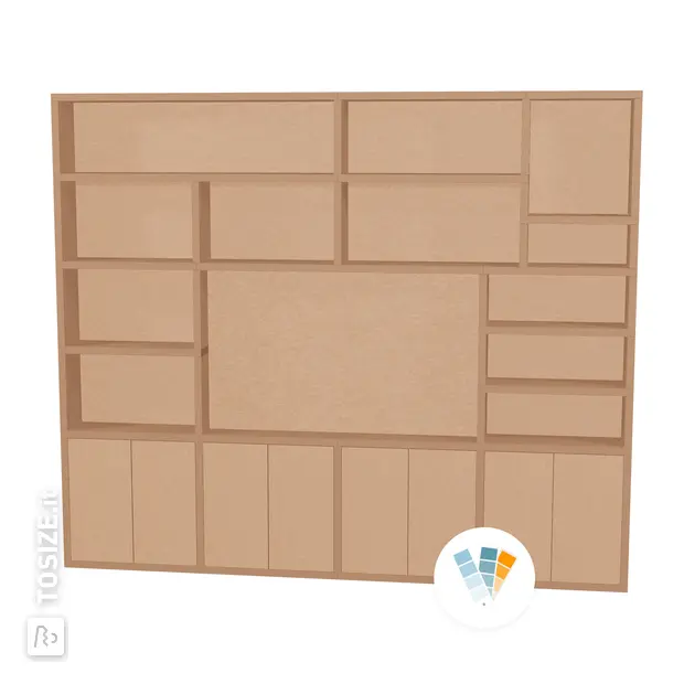TSFC062 in MDF naturale