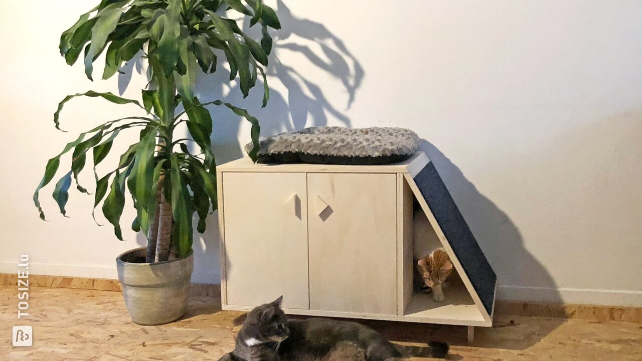 Schrank für die Katzentoilette, von Ivonne