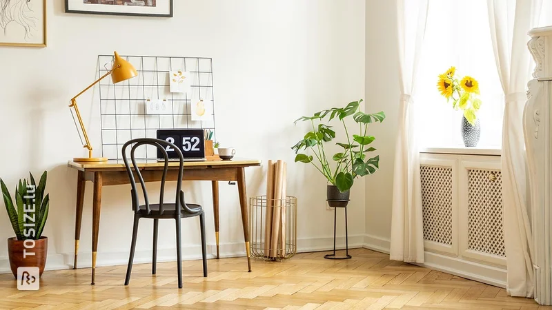 Fabrication d'une enveloppe de radiateur en bois