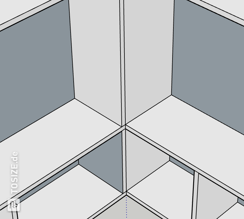 Schlankere Ecke
