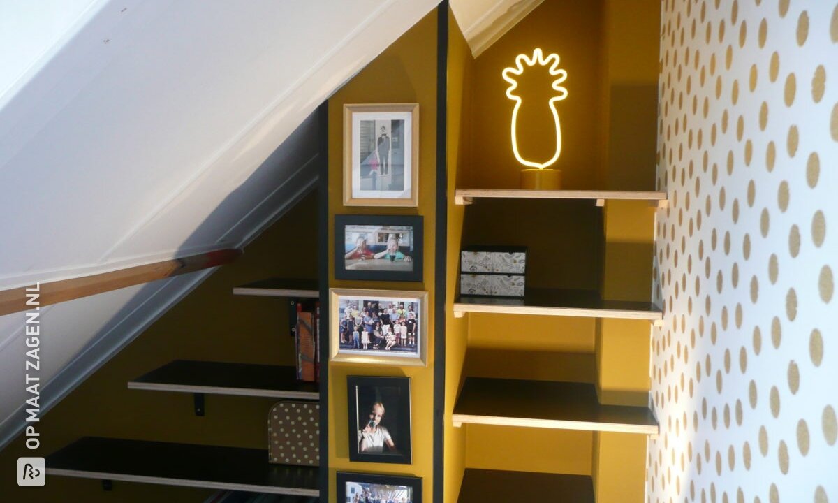Building an attic cupboard with phenolic plywood boards, by Reinier