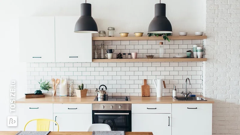 How to make a cut to size plywood worktop