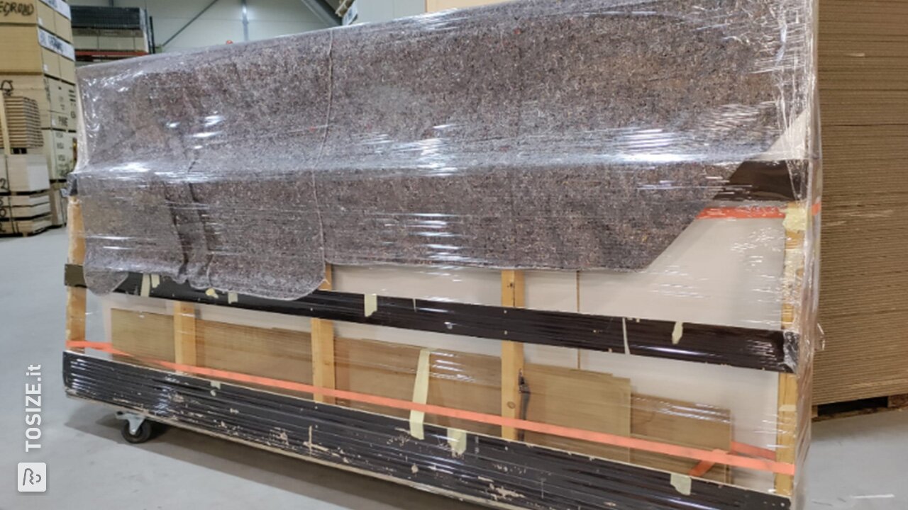 Your sheet material will be packaged to measure.