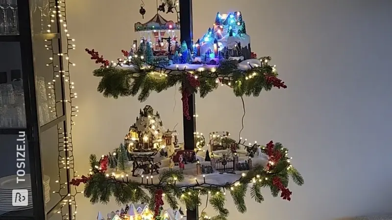 Village de Noël fait maison : ambiance chaleureuse et simplicité, par Sigrid